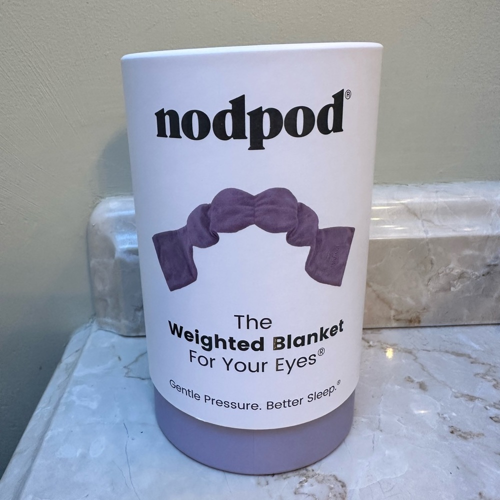 Nodpod Weighted Eye Blanket in Purple